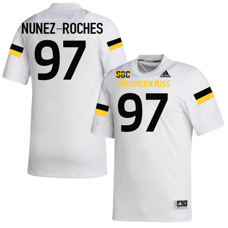 Southern Miss Golden Eagles #97 Rakeem Nunez-Roches Jersey Football Uniforms-White